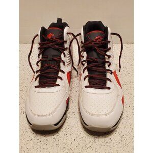 AND1 Basketball Shoes Men's 13 Red White Black Sneakers High Lace MNA141ES071